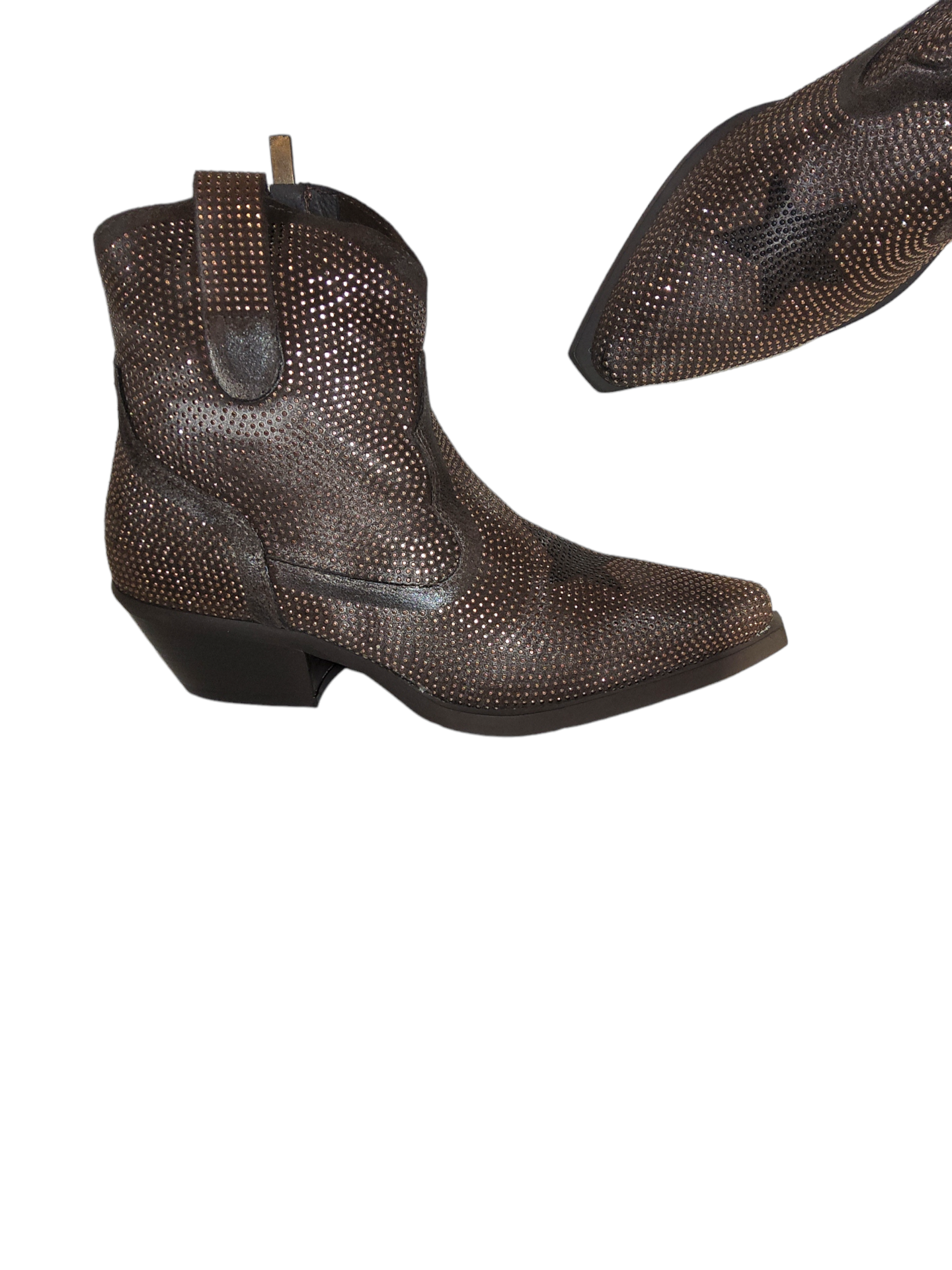 Stud Embellishment cowboy boots