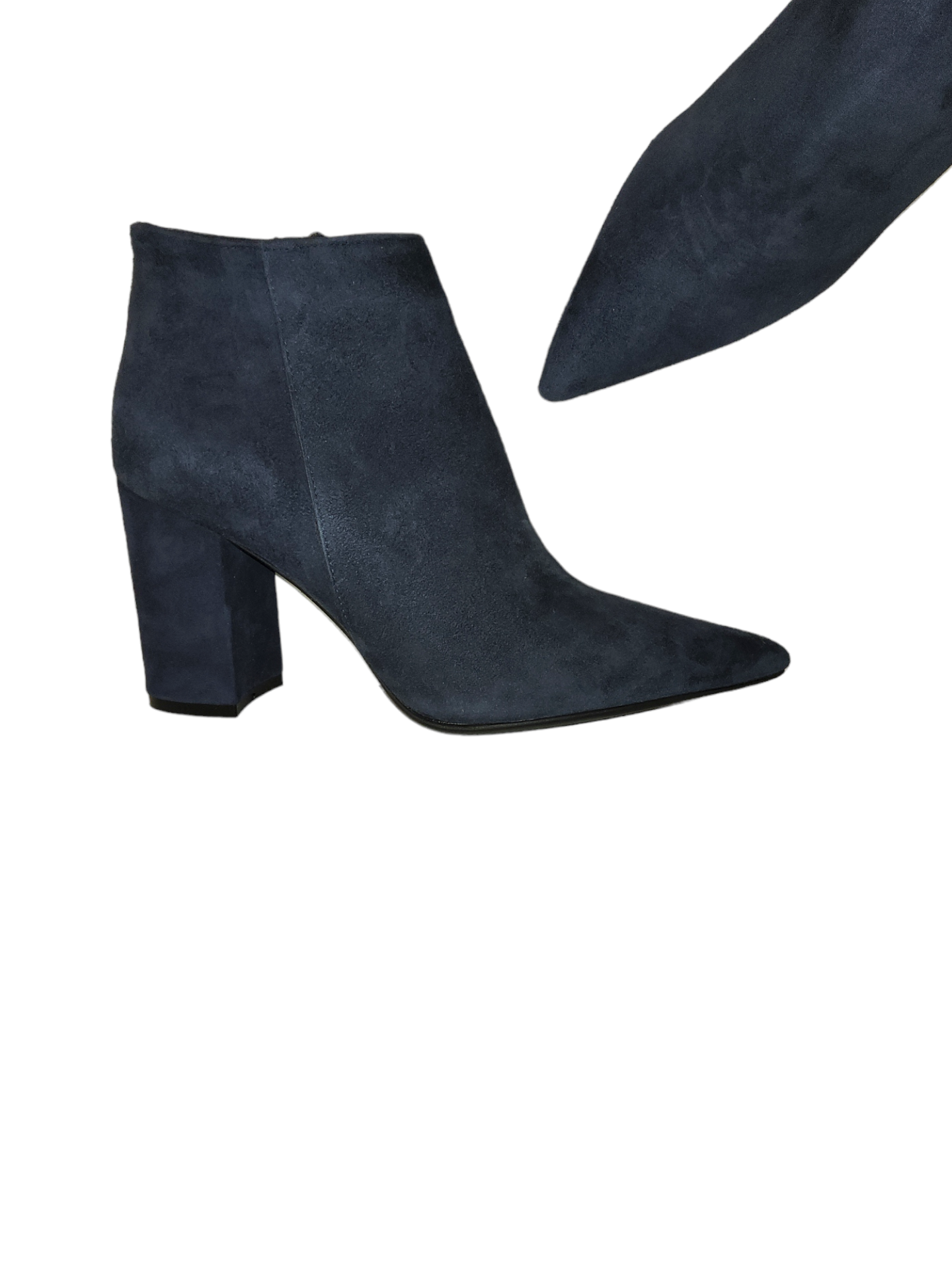 Navy ankle boot