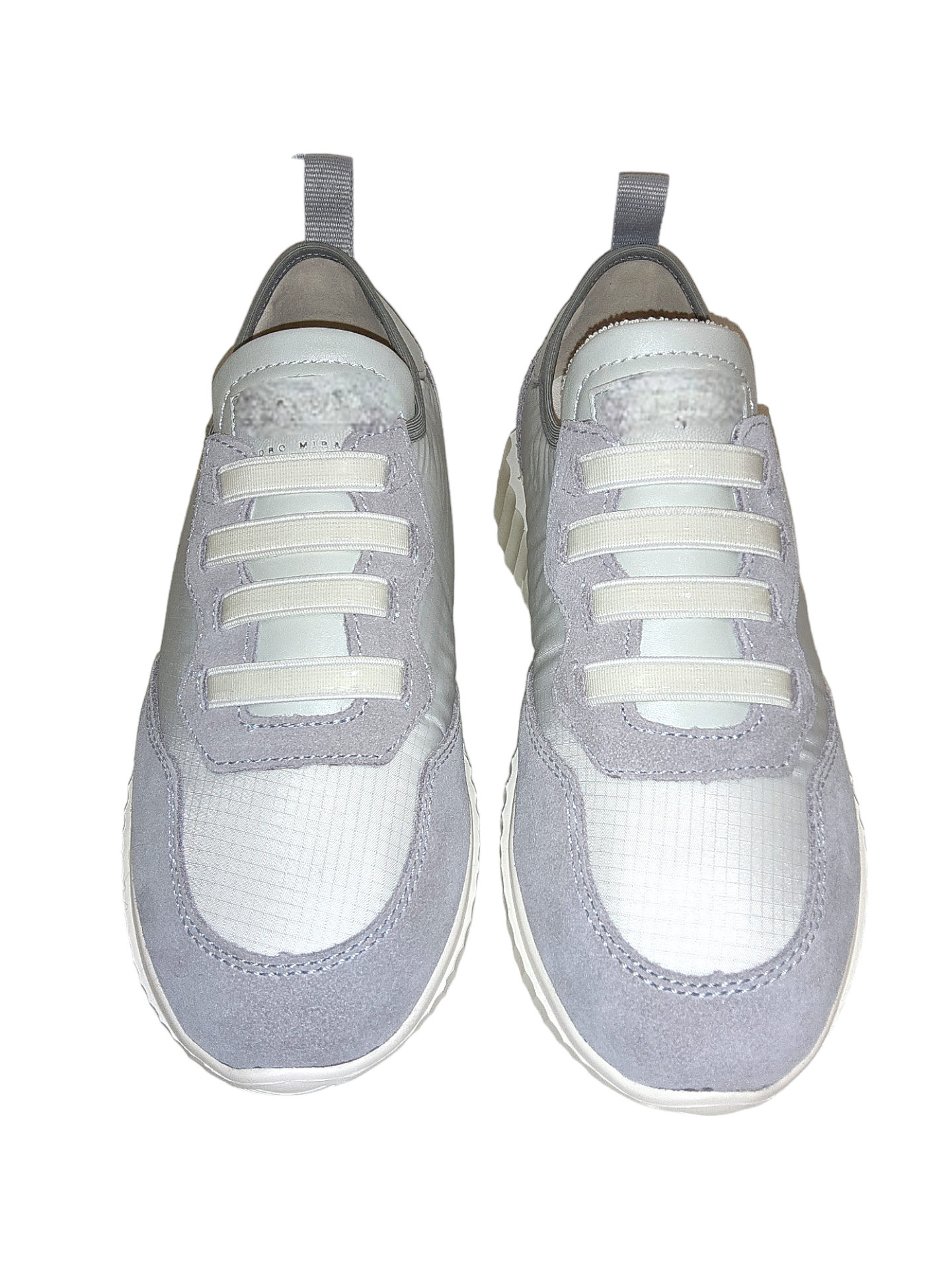 White and grey sneakers