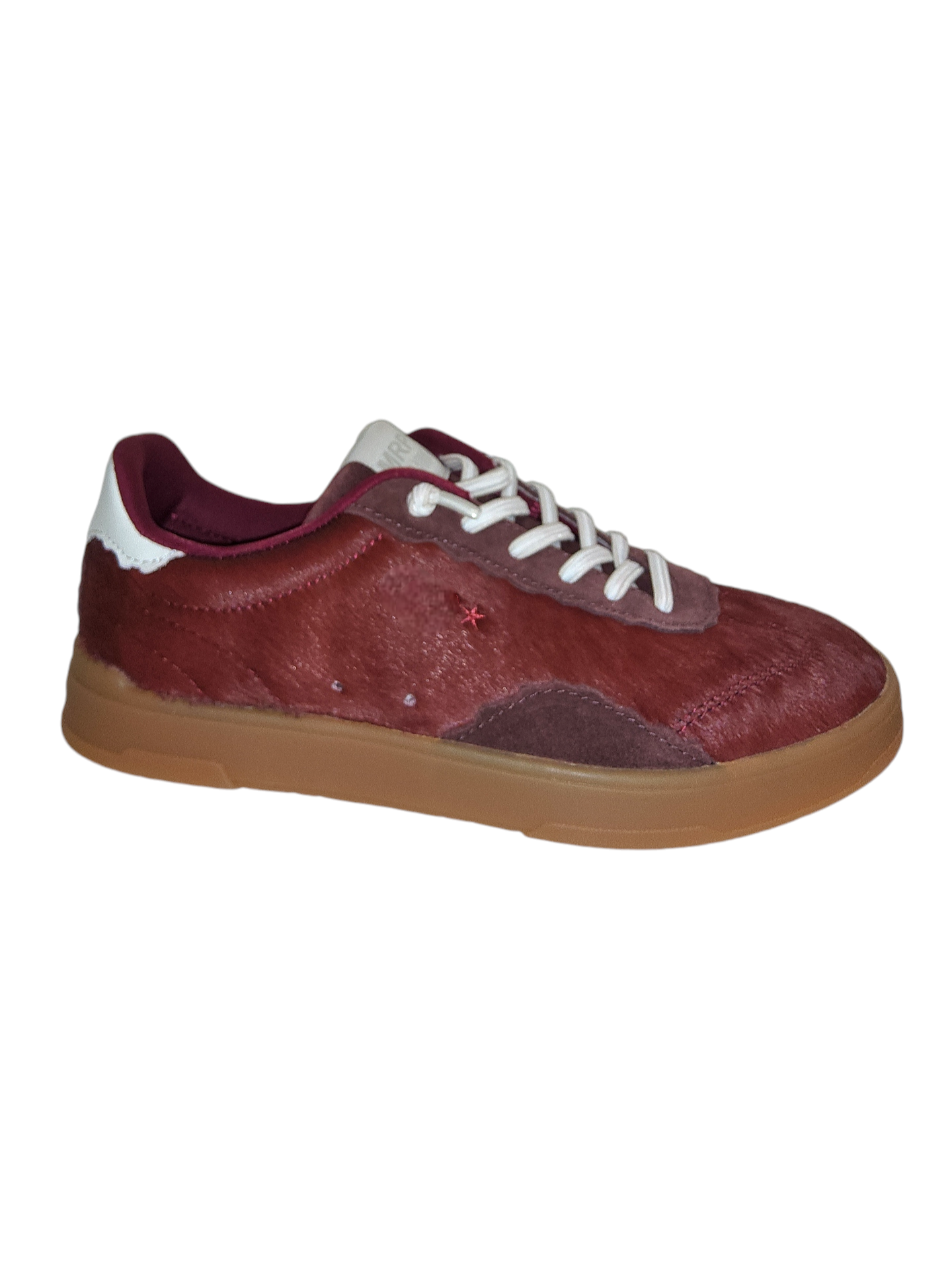 Bordo pony skin imitation sneakers