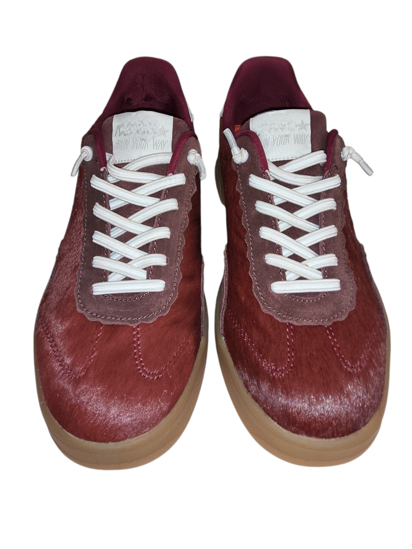 Bordo pony skin imitation sneakers