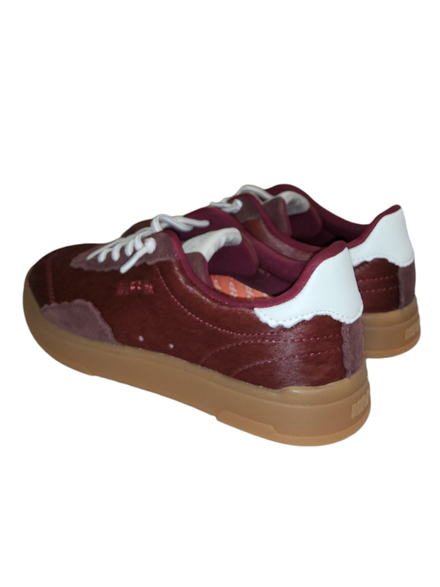 Bordo pony skin imitation sneakers