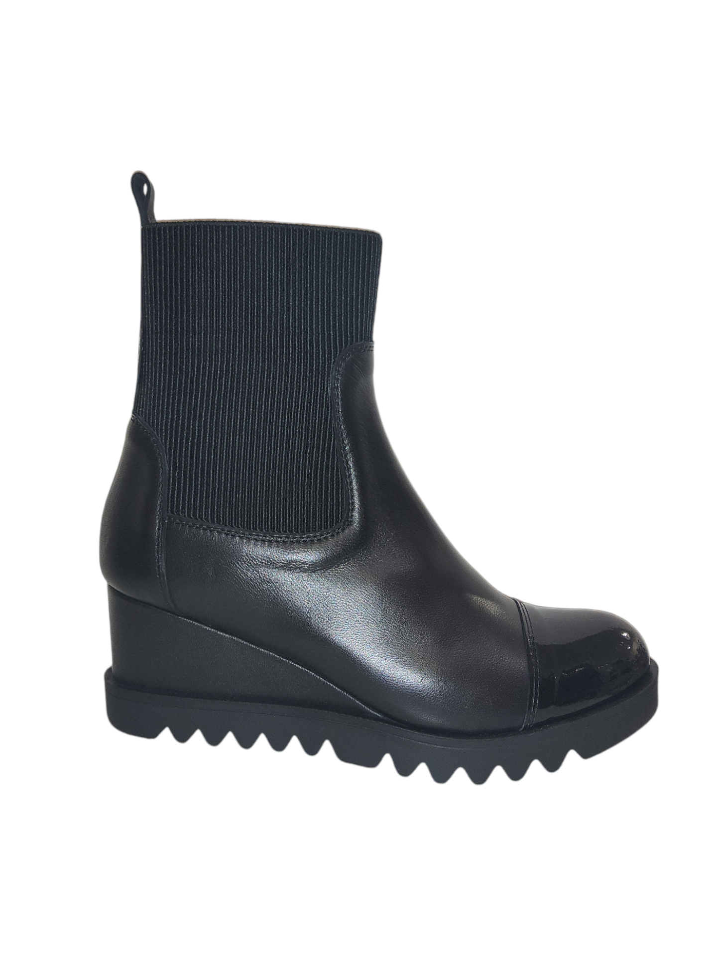 M.Moreo black platform boots