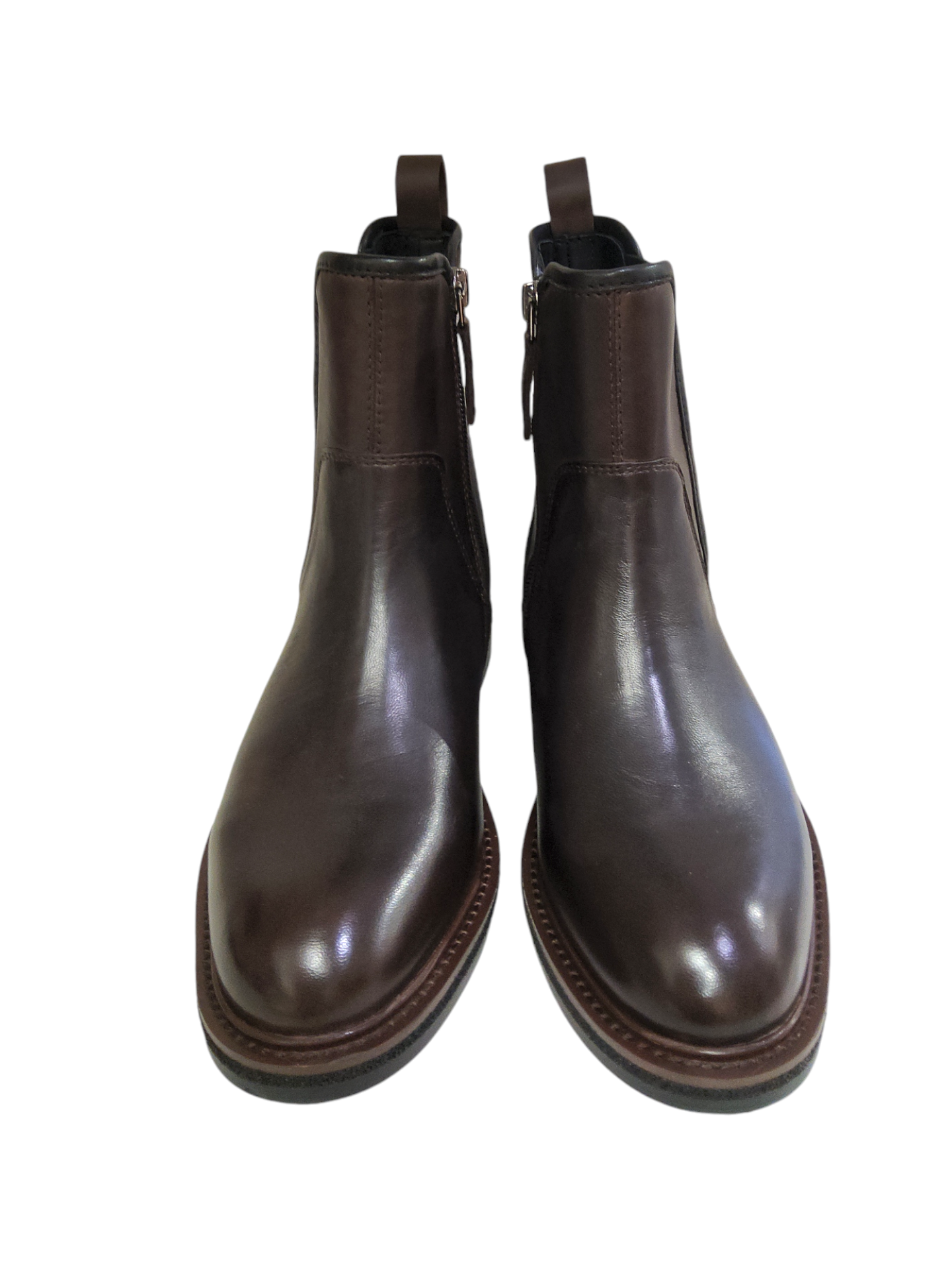 Brown  leather Chelsea boots