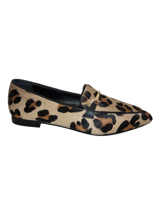 Leopard print loafers