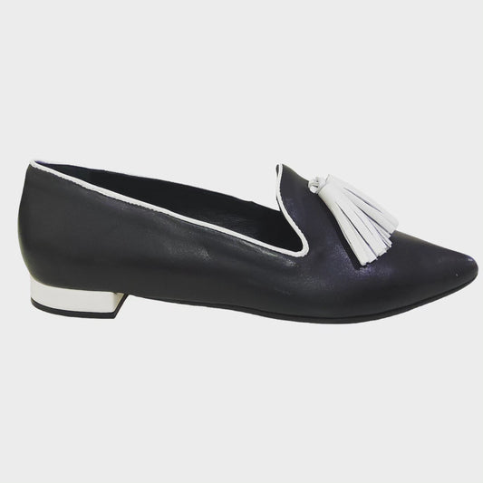 Black Pointy toe loafers