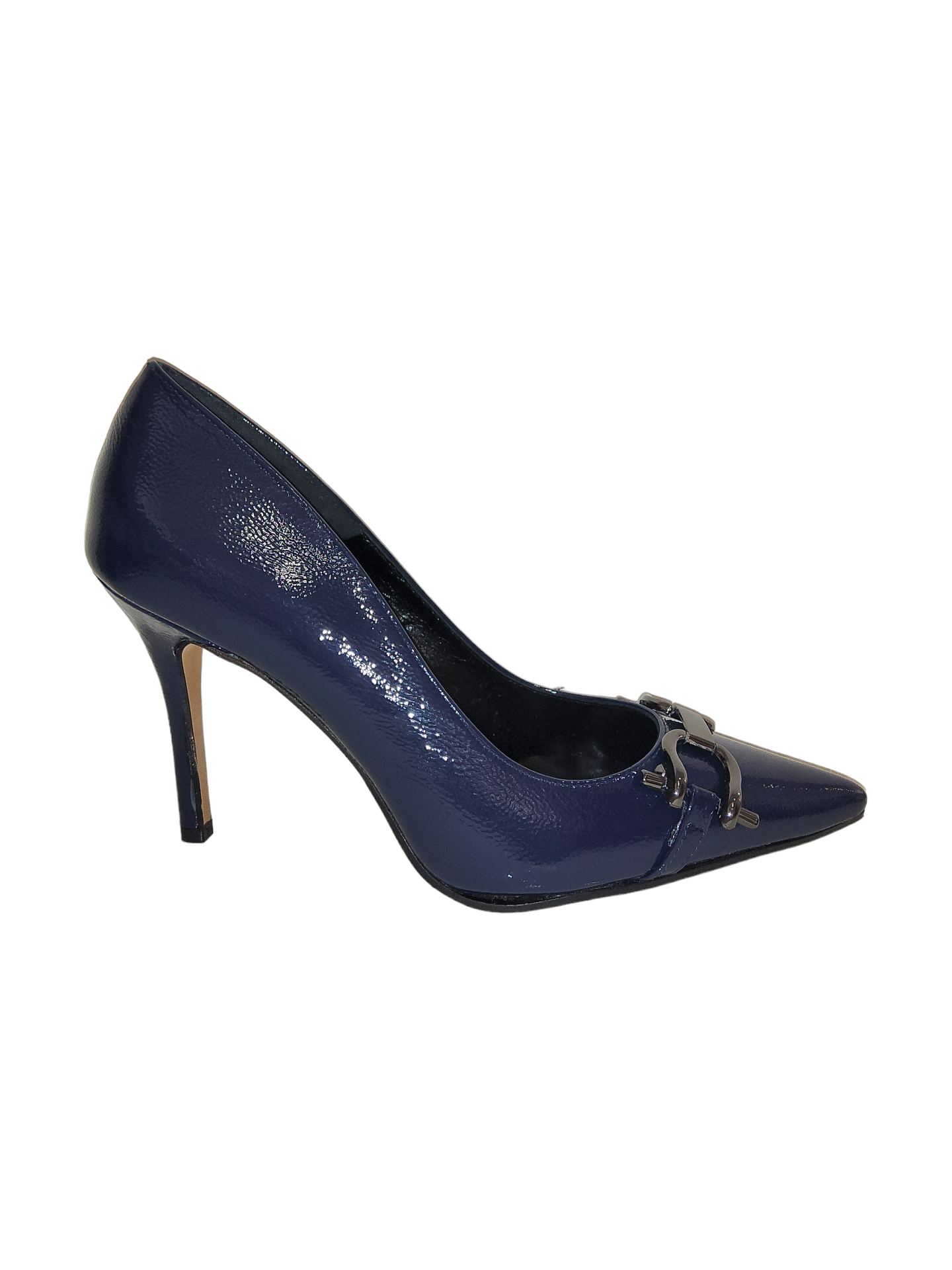 Blue court shoe